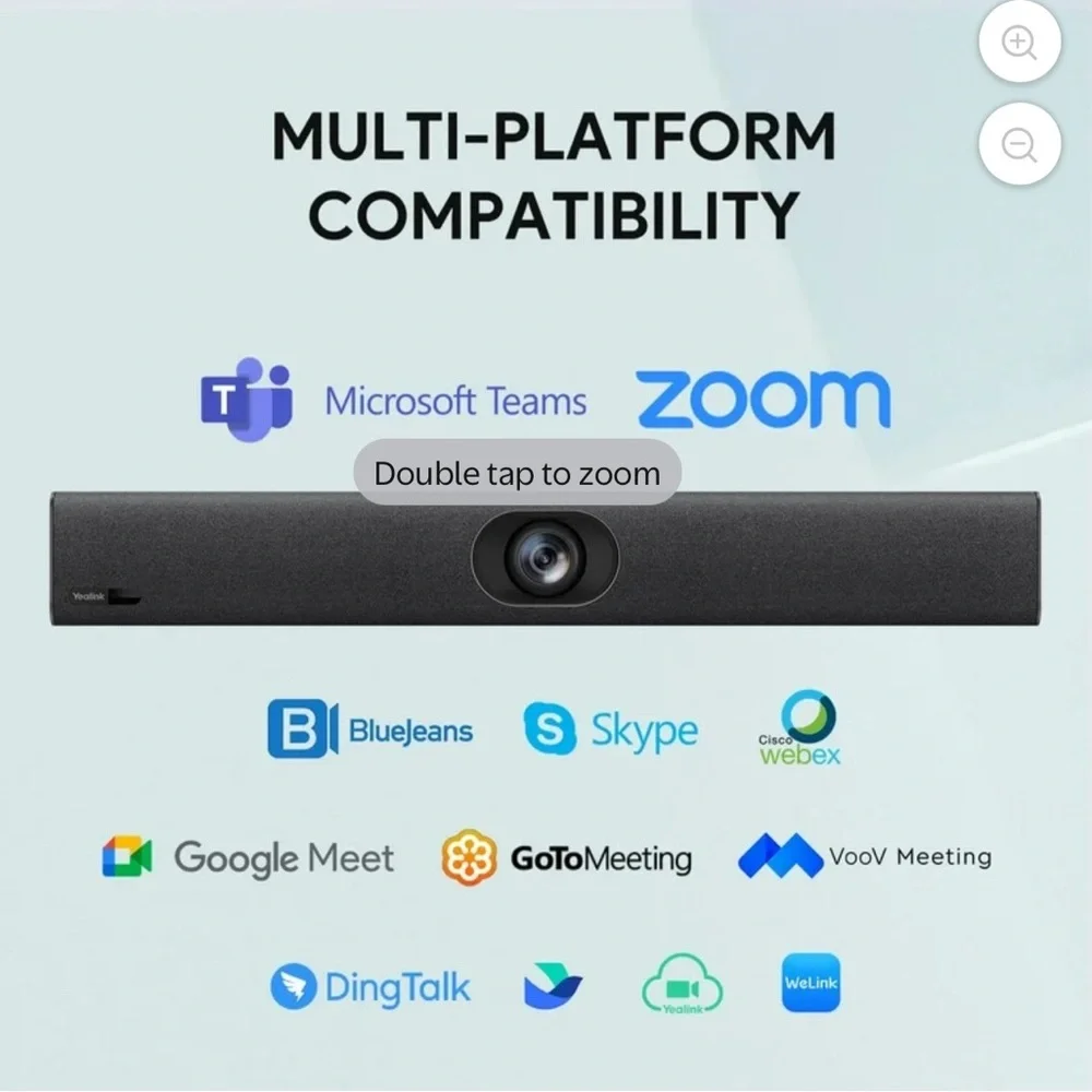 Ultra-Wide Video Conferencing Bar with Remote YEALINK UVC40 E2